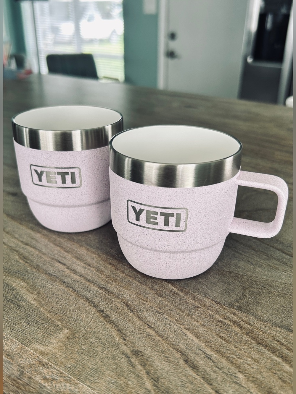 Yeti Pale Pink Insulated Ceramic-Feel Mug Set
